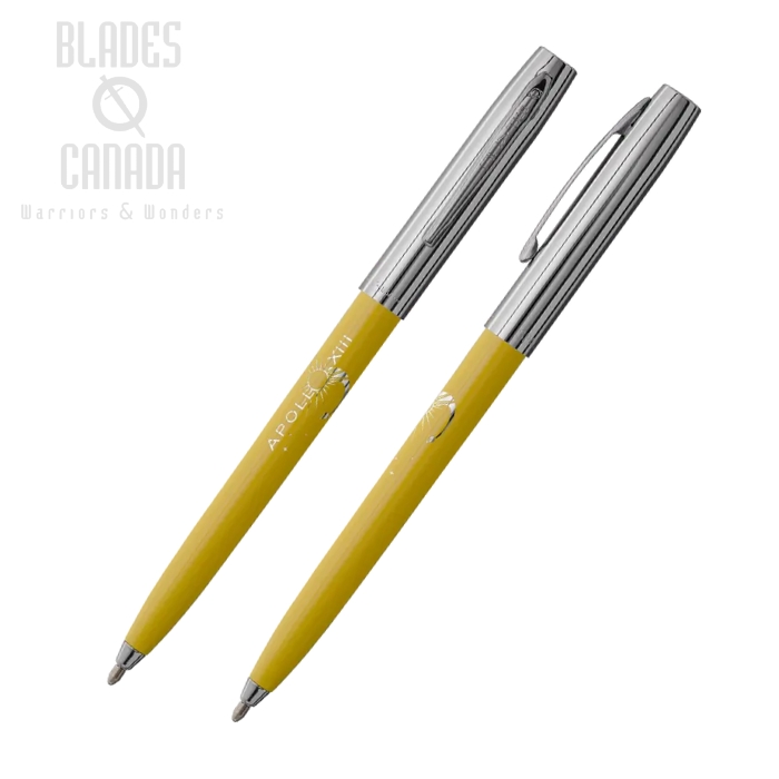 Fisher Space Pen Apollo 13 Cap-O-Matic Pen, 50th Anniversary Yellow, FP775-13-50-Y